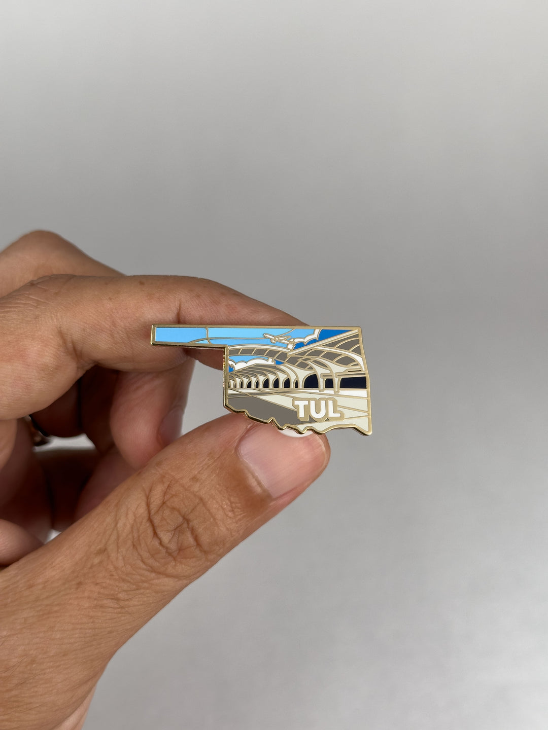 TUL Airport Pin – Tulsa International Airport, Oklahoma – Aviation Pin