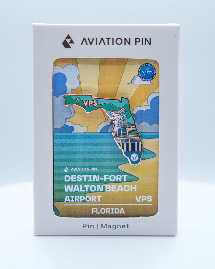 VPS Airport Pin – Destin-Fort Walton Beach Airport, Florida