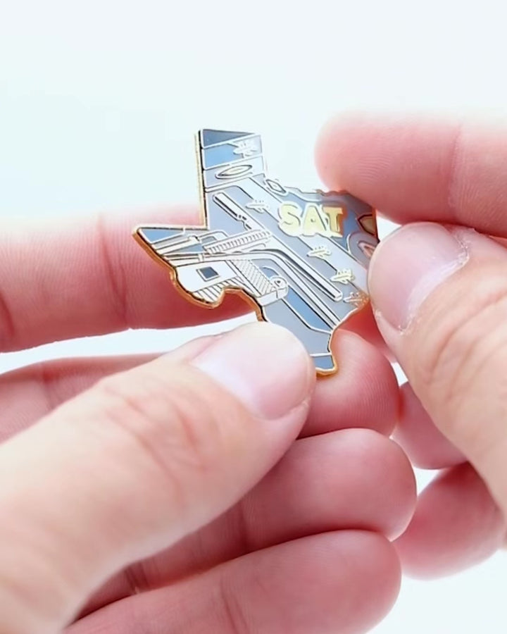SAT Airport Pin – San Antonio International Airport, Texas