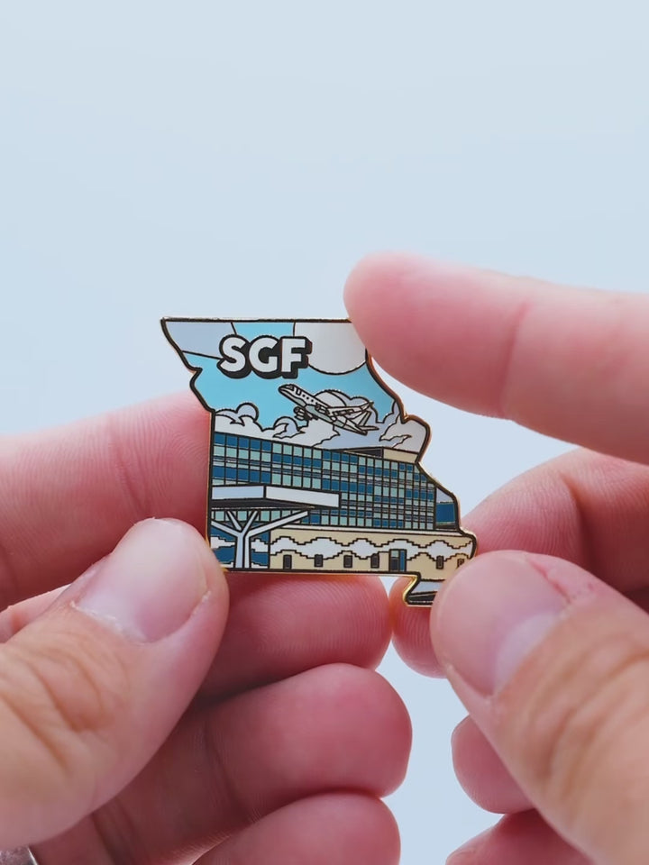 SGF Airport Pin – Springfield-Branson National Airport, Missouri