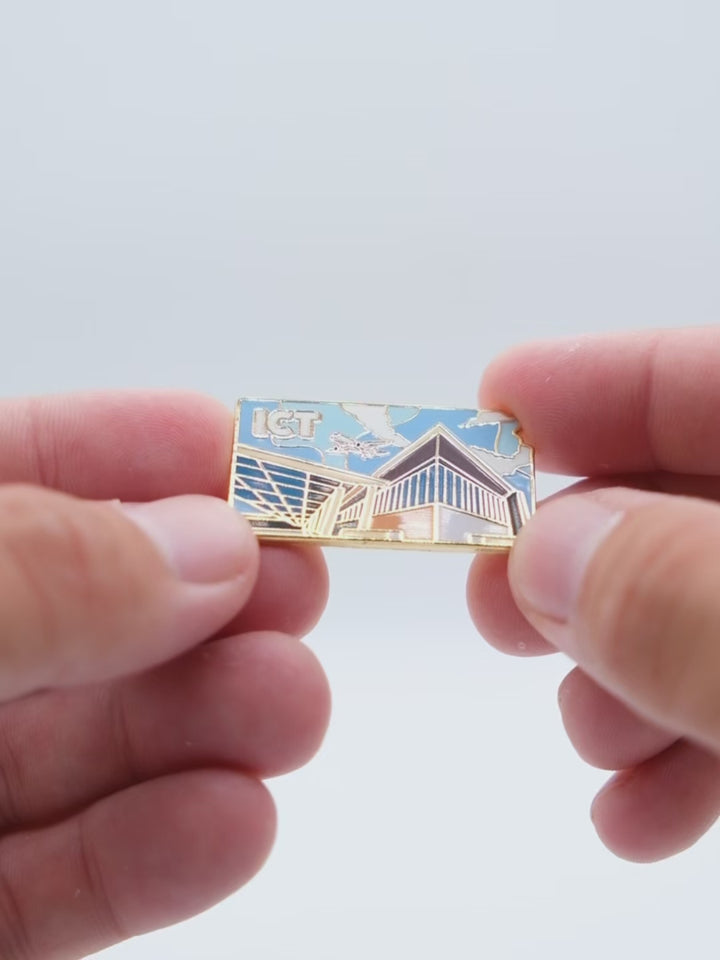 ICT Airport Pin – Wichita Dwight D. Eisenhower National Airport, Kansas