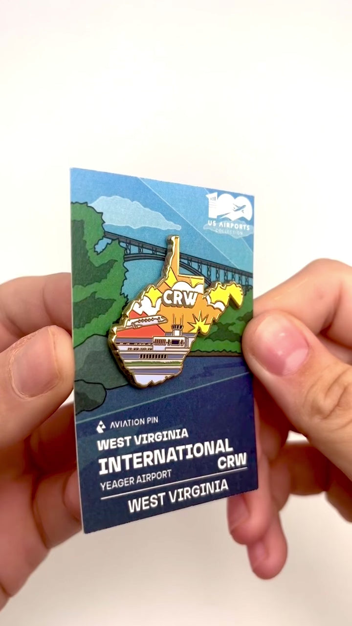Pin de Aeropuerto | CRW - Virginia Occidental