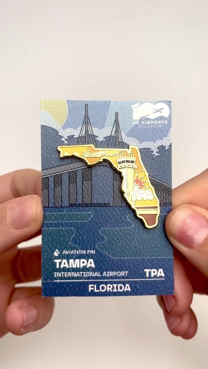 Airport Enamel Pin | TPA - Florida