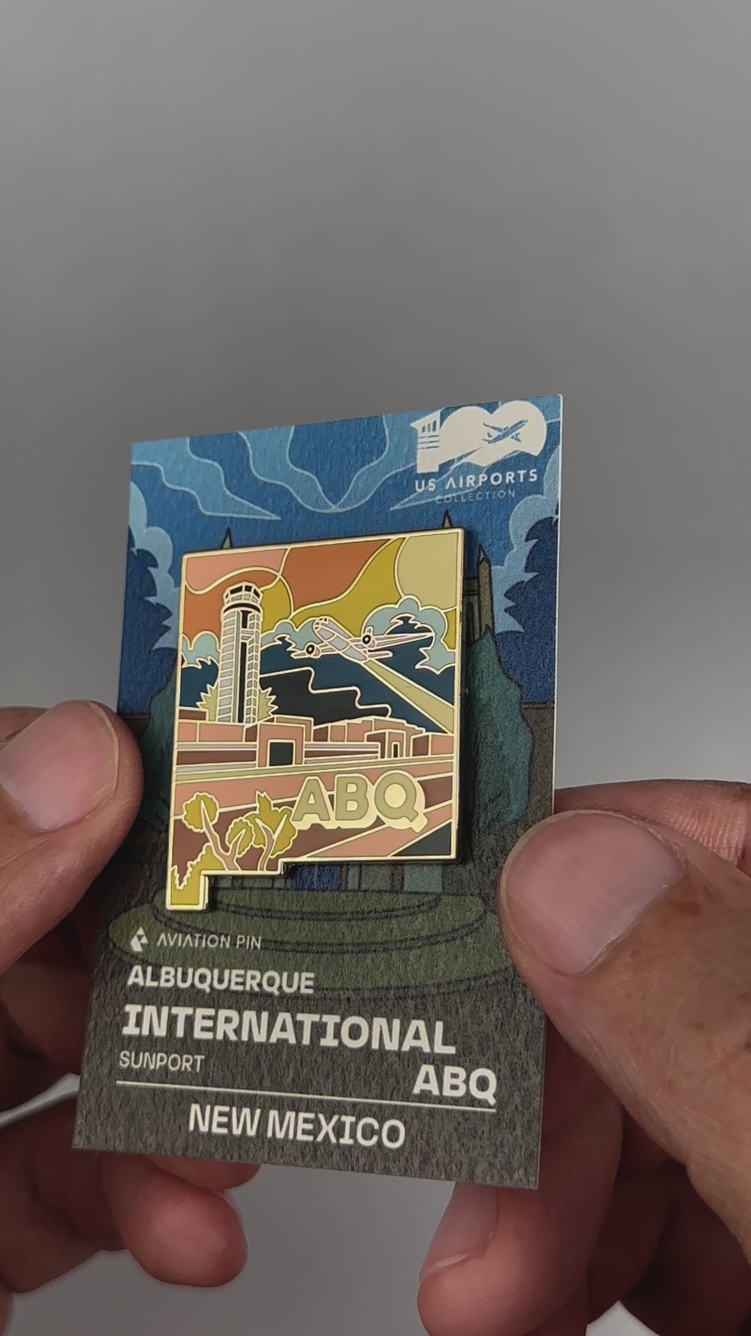 Pin de Aeropuerto | ABQ - Nuevo México