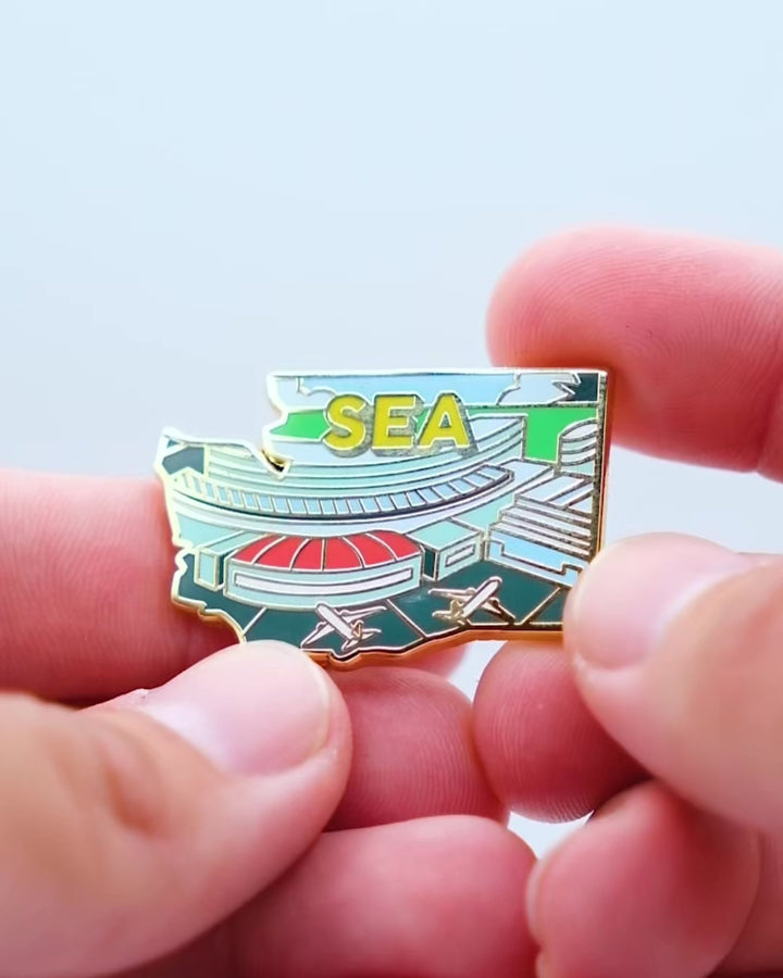 SEA Airport Pin – Seattle–Tacoma International Airport, Washington
