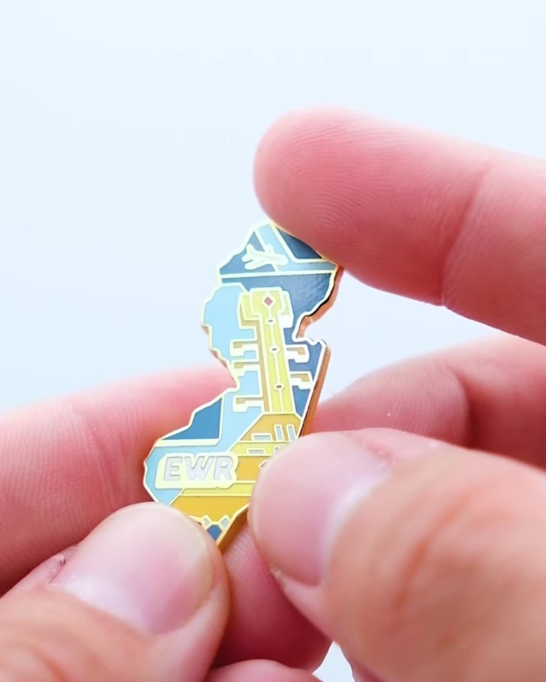 EWR Airport Pin – Newark Liberty International Airport, New Jersey