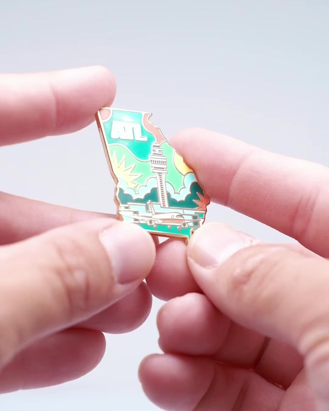 ATL Airport Pin – Hartsfield-Jackson Atlanta International Airport, Georgia