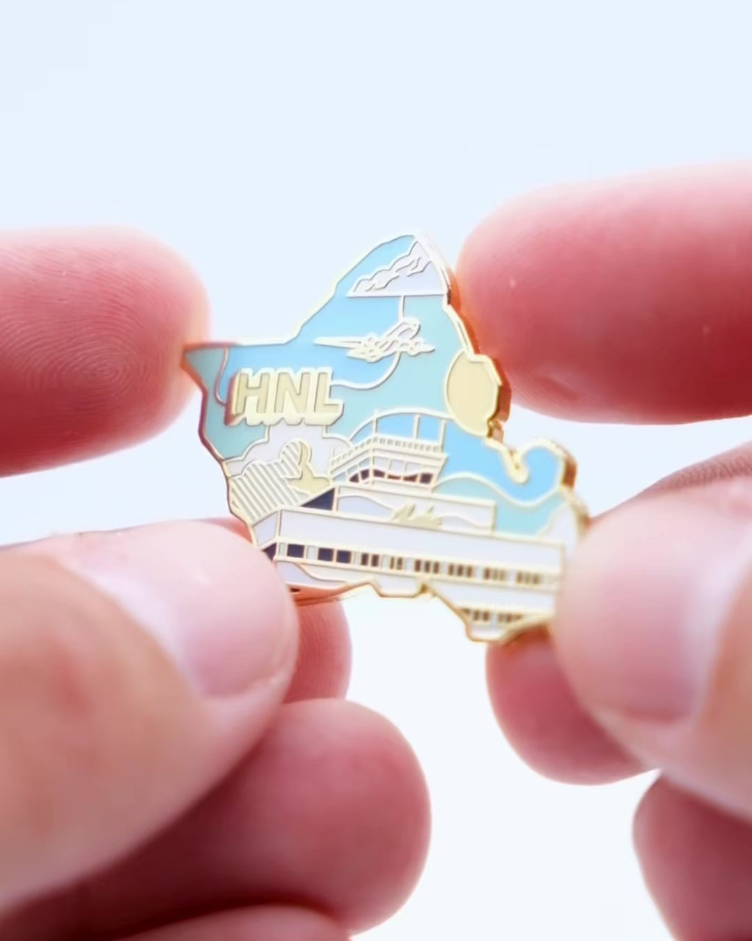 HNL Airport Pin – Daniel K. Inouye International Airport, Hawaii (Oahu)