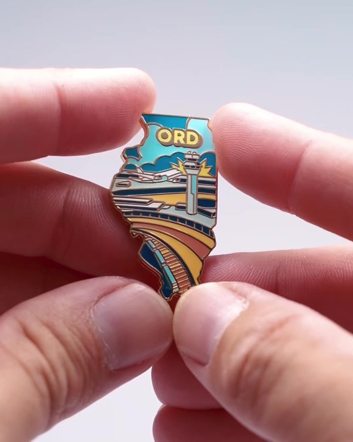 ORD Airport Pin – Chicago O’Hare International Airport, Illinois
